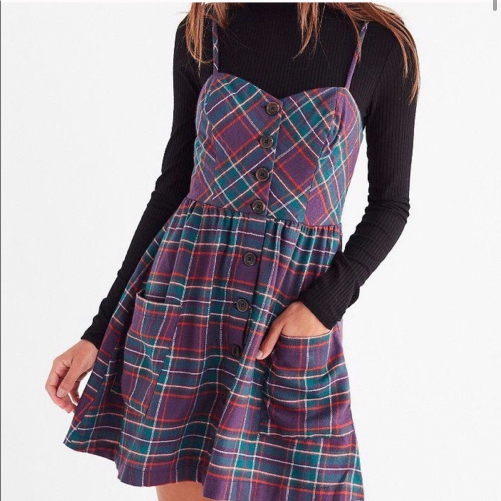 Urban Outfitters Plaid Flannel Dress
